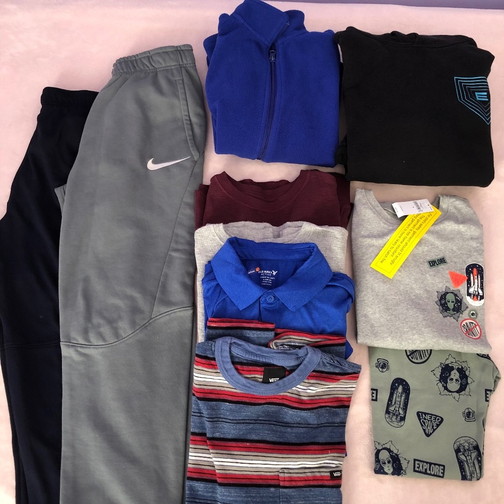Boys Clothing Bundle - 8 Pieces! Nike, Gap, Vans, Lands' End